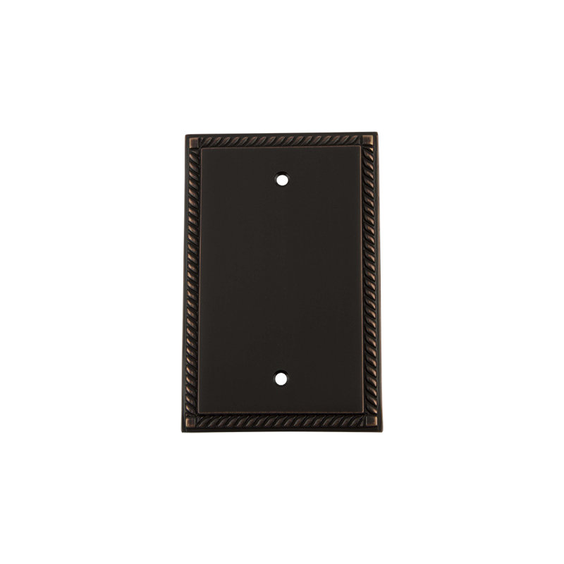 Rope Blank Wall Plate, Timeless Bronze