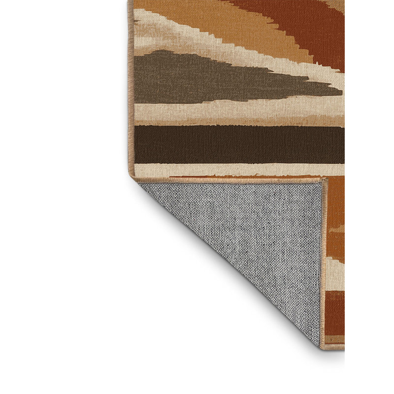 Copper Horizon Rug, Round 5'