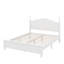 Lit plateforme en bois de style rétro avec support en lattes de bois-239406047-239406046