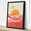 Desert Under Stars Minimalist - Wrapped Canvas-930680132-930680140