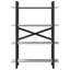 100cm W Steel Etagere Bookcase-530705008-530705010
