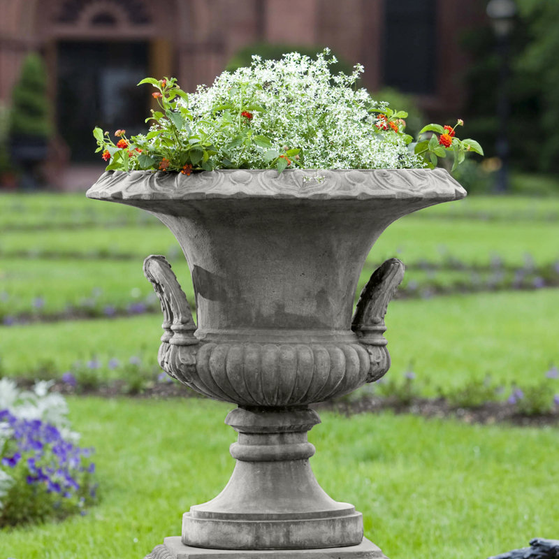 Smithsonian Handmade Planter, Graystone