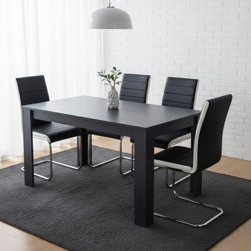 4 - Person Dining Set, 75cm H x 117cm W x 77cm D