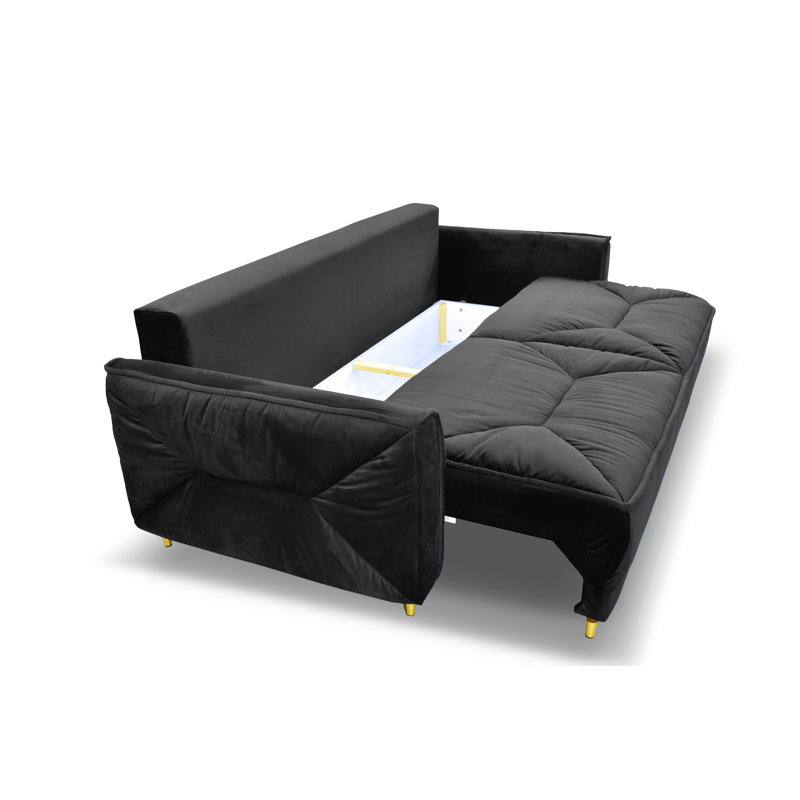 Alixandra 3 Seater Sofa & Chaise, Dark Grey