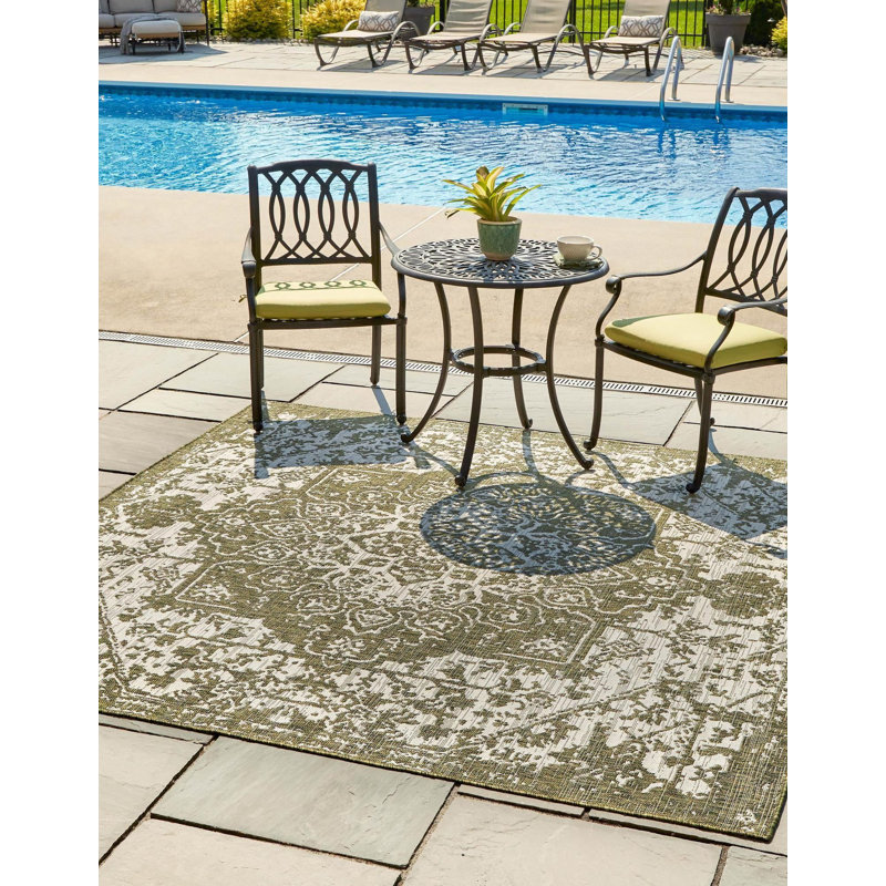 Tapis d'extérieur Destiny, Carré 7 pi 10 po