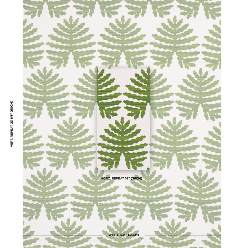 Tissu intérieur / extérieur Palma Sola, Vert