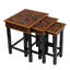 Ensemble de 3 tables d'appoint NOVICA fabriquées à la main Bird Of Paradise