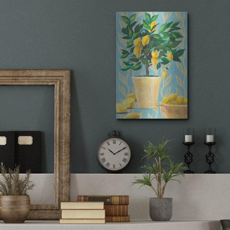«Opulent Citrus I» par Grace Popp, H 16 po x l 12 po