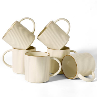 16 Oz Coffee Mugs, Set of 6