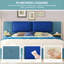 Grand lit plateforme tapissier avec panneau-285776423-285776421
