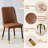 45'' Round Dining Table Set with Upholstered Chairs, Modern Kitchen Table and Chairs-1798317730