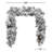 9'x18" LED Flocked Bear Mountain Garland