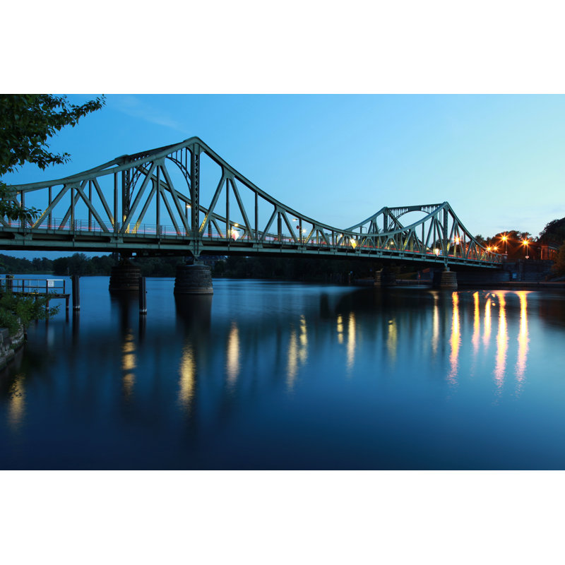 Potsdam Glienicker Bridge by Boarding1Now - Wrapped Canvas Print, 81cm H x 122cm W