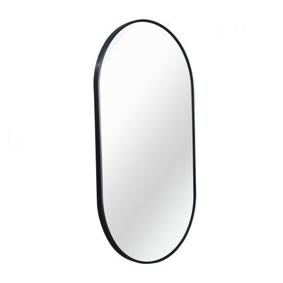 Miroir ovale en métal 20 po x 28 po
