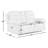 Ullery 75'' Faux Leather Reclining Loveseat-1456602712