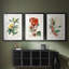 Turpin Tropical Botanicals VI - reproduction sur mesure encadrée de qualité supérieure - 3 pièces-1603302473-1603302475