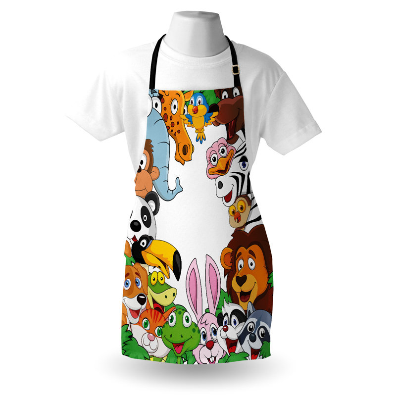 No Pattern Bib Apron