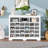 Sleek Design 24 Shoe Cubby Console, Modern Storage Cabinet With Curved Base, Versatile Sideboard For Hallway, Bedroom, Living Room-1131831676