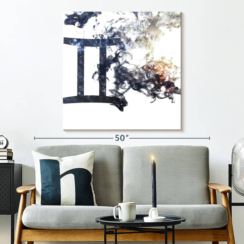 Adella Smoky Gemini, 33" H x 33" W