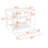 Wooden Bunk Bed with Trundle and Side Shelves and Ladder-505772088-505772091