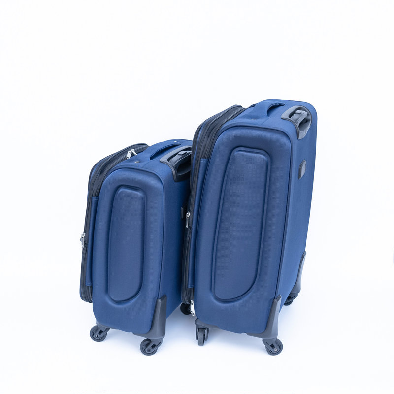 (20 + 24) Ensemble de valises en deux pièces Valise à roulettes Oxford sans verrou universel