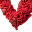 Couronne de tissu en mousse 19,25 po