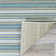 Broddrick Striped Ivory Sand Azure Indoor Outdoor Area Rug