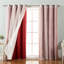 Paire de rideaux obscurcissant Tulle-20452291-20452293