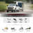 Heavy Duty Carbon Steel Class 3 Trailer Hitch  2 " Receiver Fit For 2006–2018 Toyota RAV4  675 Ibs Tongue Weight  4500 Lbs WD Capacity