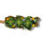 Walnut Grove Faux Succulent Arrangement | Leaf-Shaped Wood Vase, Rustic Modern Centerpiece