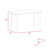 Rectangle Writing Desk With Steel Legs