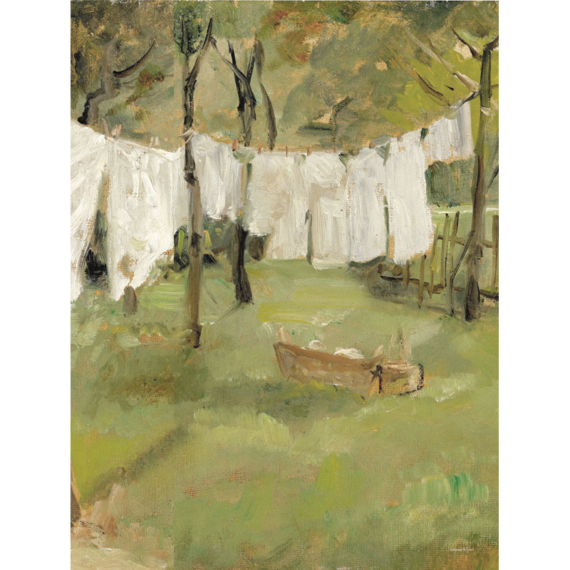 «Laundry Day II» sur toile par impression à lettres et doublée, H 30 po x l 20 po x P 1,25 po