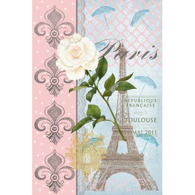 La Vie en Rose II 1 Piece Wrapped Canvas Wall Art
