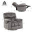 Fauteuil inclinable pivotant et berçant avec canapé en cuir reconstitué chauffant et chauffant-1851096572