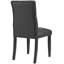 Chaise de salle à manger en cuir végétalien capitonné Duchess de Modway-108466796