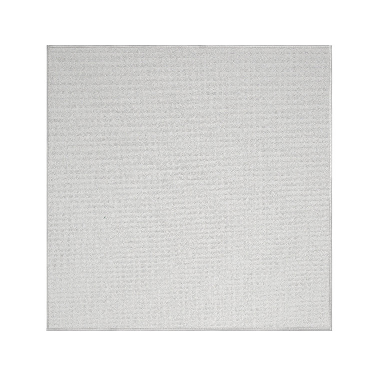 Freshold Machine Woven Polyester Area Rug in Gray