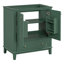 Meuble-lavabo 30 po sans lavabo, base seulement, armoire de salle de bain multifonctionnelle avec portes et tiroir, cadre solide et panneau de fibres à densité moyenne