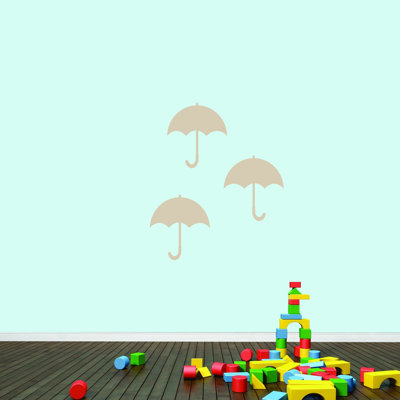Adhésif décoratif parapluies