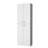 White Pantry Cabinet With 4 Doors And 5 Hidden Shelves-1427798457