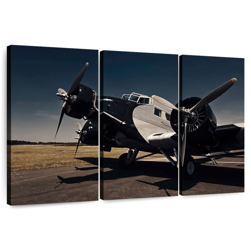 Junkers Ju 52 Aircraft, 24" H x 38" W