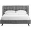 Grand lit plateforme tapissier Makenna par Modway-960202778