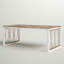 Table basse d'extérieur en acier thermolaqué Cannes