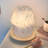 Haslom 7.25” Bedside Glass Mushroom Ambient Table Lamp, Bulb Included-141683150