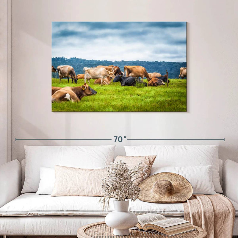 Brampt Cow Gathering, 30" H x 45" W