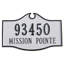 Colonial 2-Line Wall Address Plaque-538333438-538333433