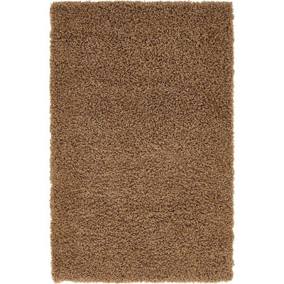 Tapis brun sablonneux Rodolphe