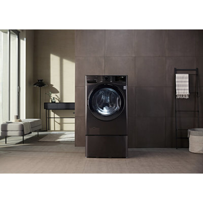 LG 4.5 cu. ft. Smart Front Load Washer and 7.4 cu. ft. Electric Smart Dryer