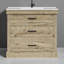 Ensemble de meuble-lavabo simple 36 po avec deux tiroirs Caso-762509913