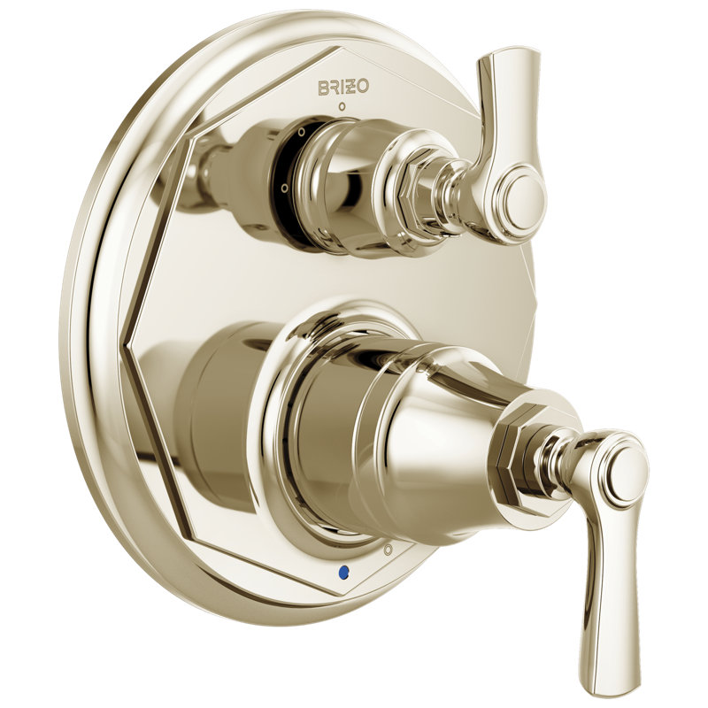 Rook® Pressure Balance Valve with Integrated 3-Function Diverter Trim, Polished Nickel