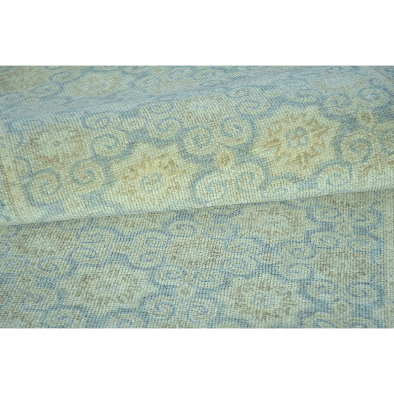 Handmade Wool Area Rug, Runner 2'6" x 12'